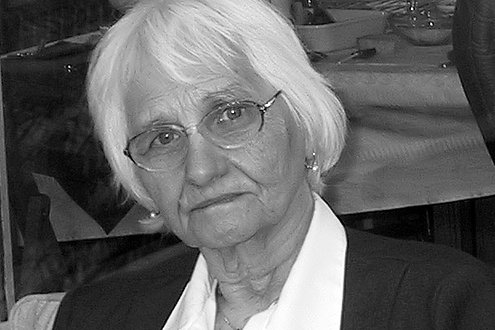 Gladys Johanne Kirstine (Nutte) Opfermann (baptized Müller) (*1918.02.23 - †2004.07.02), May 5, 2002.