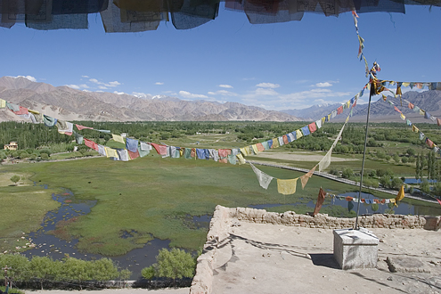 View from Shey Gomba, a monestery in Leh, India